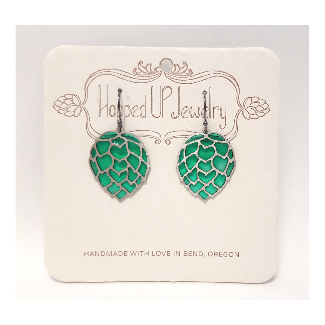 Hopped Up Lux Hop Flower Earrings