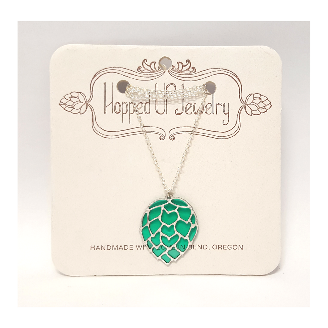 Hopped Up Lux Hop Flower Necklace