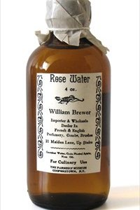 Bottle of rose water