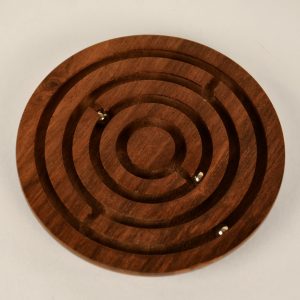 Wooden maze puzzle